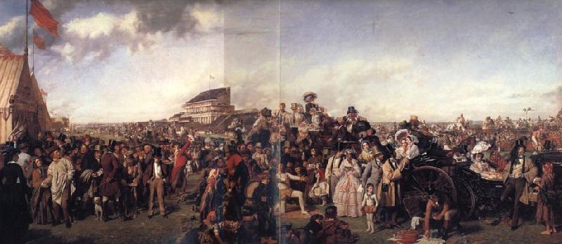 William Powell  Frith Derby Day oil painting image